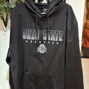 Colosseum Black Ohio State Buckeyes Hoodie XXL